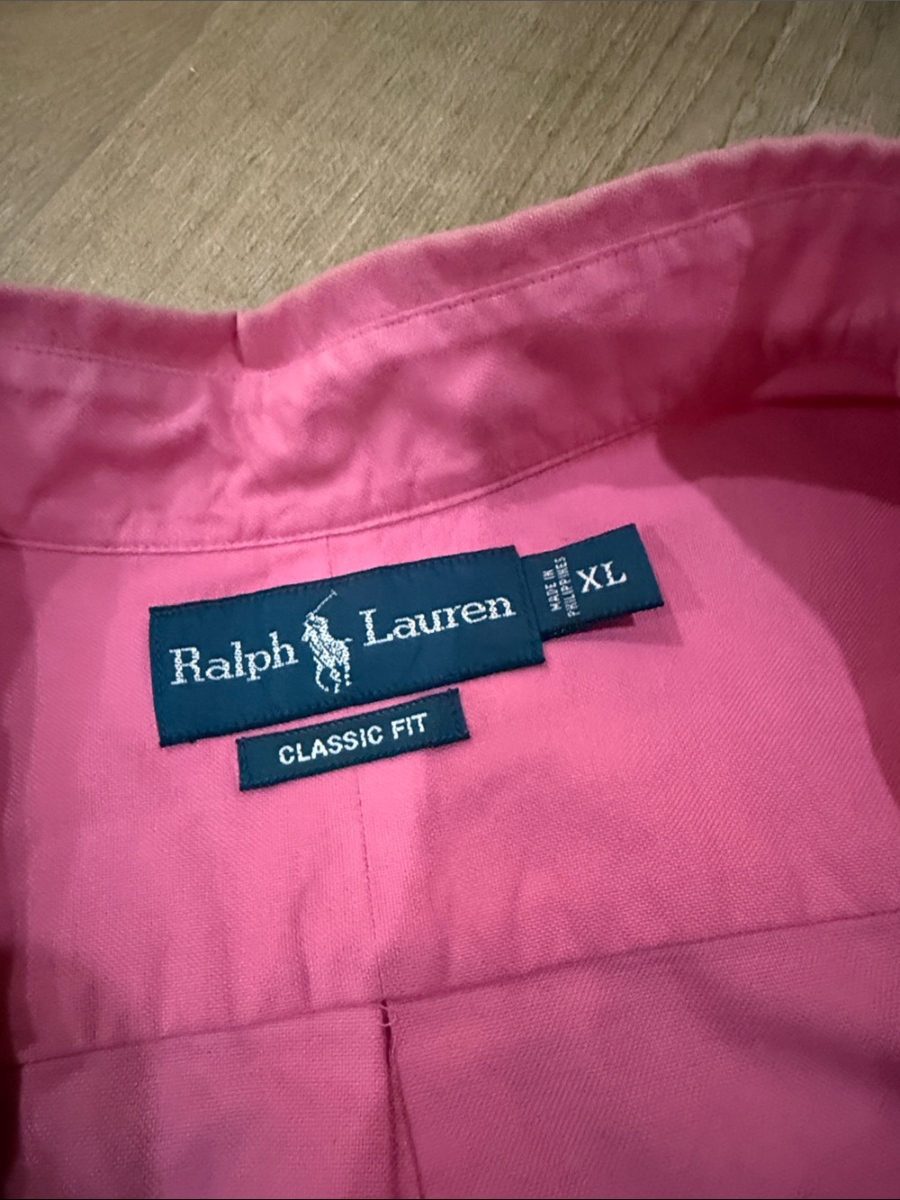 Ralph Lauren Bright Pink Short-Sleeve Button-Down Shirt - Picture 2 of 4